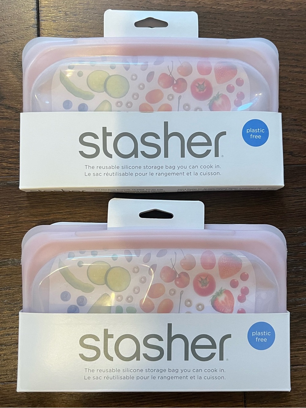 Stasher Snack Bags x2